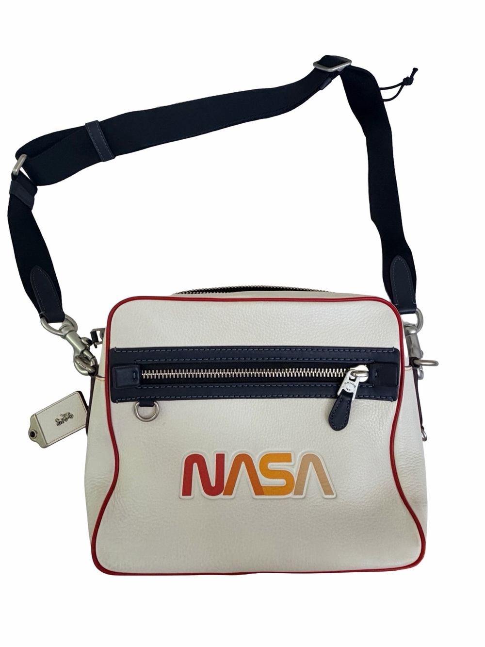 Coach 1941 x NASA Dylan Messenger Bag LIMITED EDITION White Leather 🚀 NEVER WORN